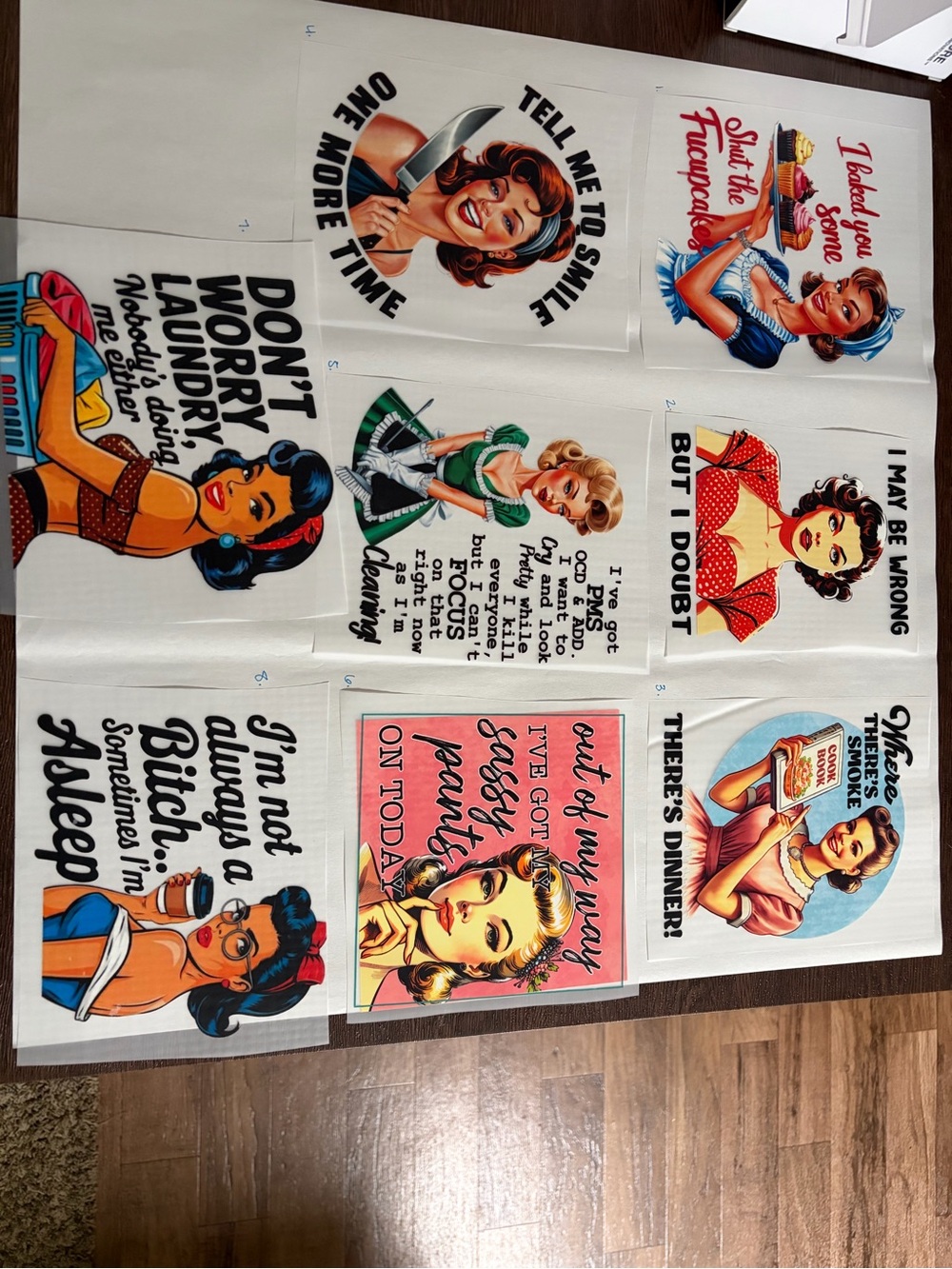 Vintage Pin-Up Kitchen custom T-shirts